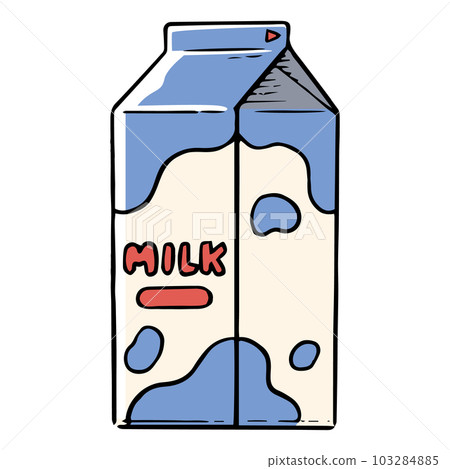 Paper pack milk 103284885