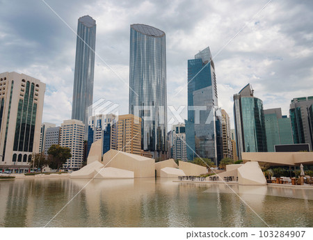 Abu Dhabi city landmarks 103284907