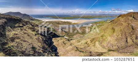 Laconnell and Townland of Illancreeve, Lackaduff and Maghera seen from Meentashask - County Donegal, Ireland Laconnell and Townland of Illancreeve, Lackaduff and Maghera seen from Meentashask - County Donegal, Ireland 103287651