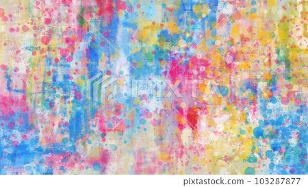 Abstract colorful paint, painting Abstract colorful paint, painting 103287877