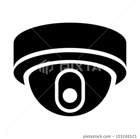 安全攝像頭監控攝像頭圖標說明 103288325