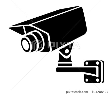 安全攝像頭監控攝像頭圖標說明 103288327