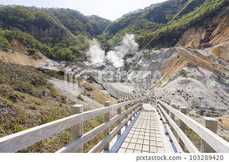 Shikotsu-Toya National Park Noboribetsu Jigokudani 103289420