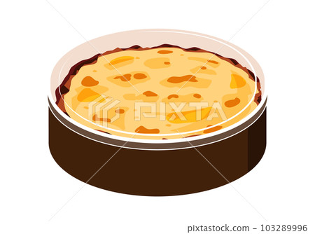 裝在一次性容器中的焗烤多利亞 103289996