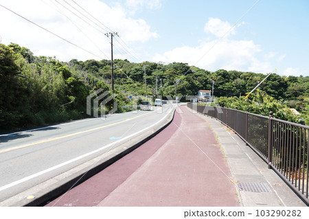 Coastal road along the coast of the Izu Peninsula Coastal road along the coast of the Izu Peninsula 103290282