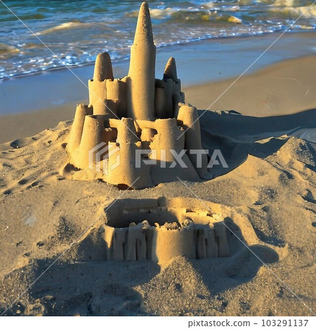 AI generation, sand castle AI generation, sand castle 103291137