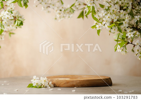 Geometric empty podium Geometric empty podium 103291783