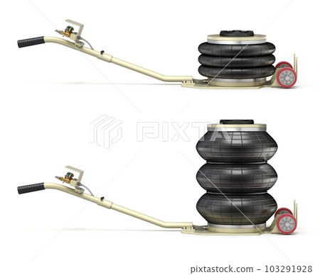 Pneumatic car jack with inflating rubber air pillow lift Pneumatic car jack with inflating rubber air pillow lift 103291928