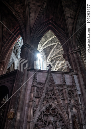 Cathedral Saint Andre In The City Of Bordeaux In France 103293477