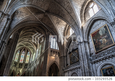 Cathedral Saint Andre In The City Of Bordeaux In France 103293526