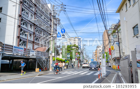 神奈川縣川崎市平間站的都市風光 神奈川縣川崎市平間站的都市風光 103293955