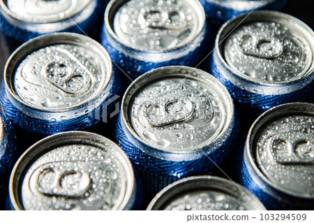 Fresh beer in cans. Fresh beer in cans. 103294509