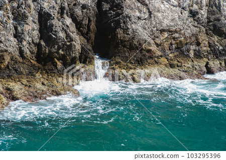 Attractive morning view of Li Cossi beach. Fantastic summer scene of Costa Paradiso, Sardinia island, Italy, Europe. Wonderful Mediterranean seascape. Beauty of nature concept background. Attractive morning view of Li Cossi beach. Fantastic summer scene of Costa Paradiso, Sardinia island, Italy, Europe. Wonderful Mediterranean seascape. Beauty of nature concept background. 103295396