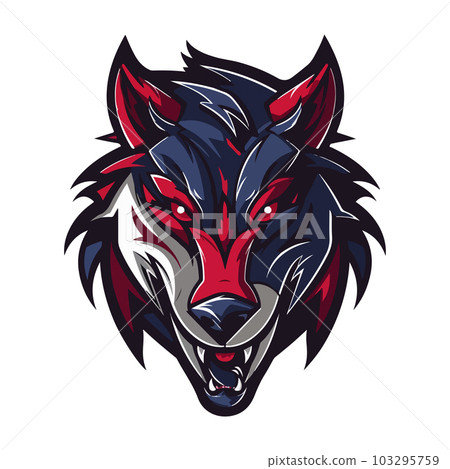 Wolves mascot esport logo character design for wolf gaming and sport. Vector illustration of wolf head Wolves mascot esport logo character design for wolf gaming and sport. Vector illustration of wolf head 103295759