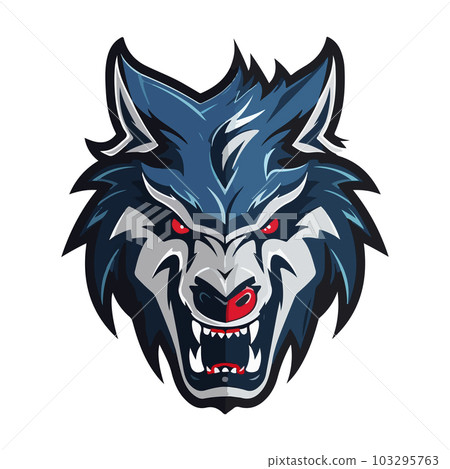 Wolves mascot esport logo character design for wolf gaming and sport. Vector illustration of wolf head Wolves mascot esport logo character design for wolf gaming and sport. Vector illustration of wolf head 103295763