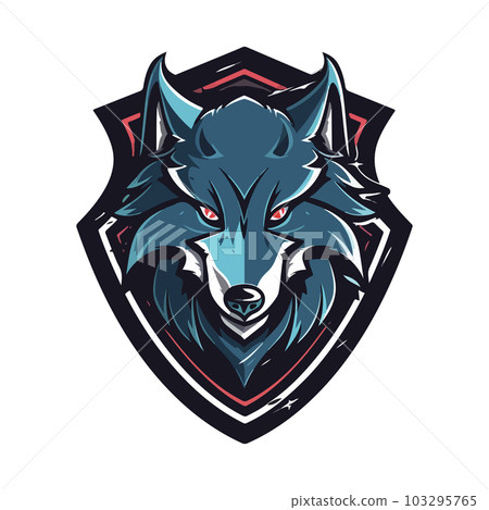 Wolves mascot esport logo character design for wolf gaming and sport. Vector illustration of wolf head Wolves mascot esport logo character design for wolf gaming and sport. Vector illustration of wolf head 103295765