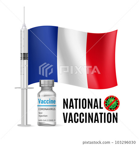 Immunization Icon of France Immunization Icon of France 103296030