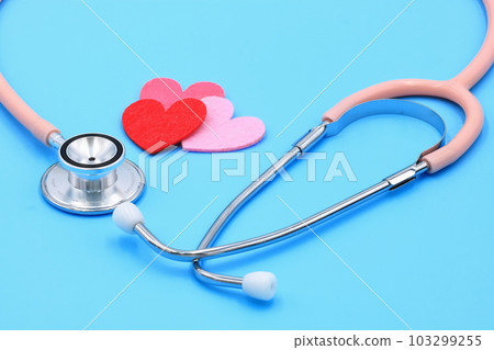 Medical image (stethoscope and heart) Medical image (stethoscope and heart) 103299255