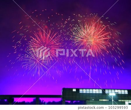 單軌列車,光海之上升起的煙花,世博夜空成為藝術的那一天 單軌列車,光海之上升起的煙花,世博夜空成為藝術的那一天 103299593