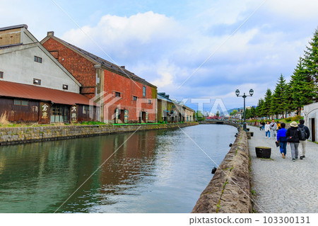 Hokkaido Otaru City Otaru Canal and Warehouses 103300131