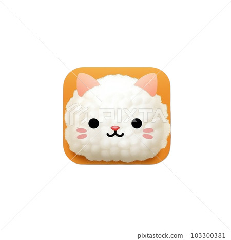 貓飯糰圖標 103300381