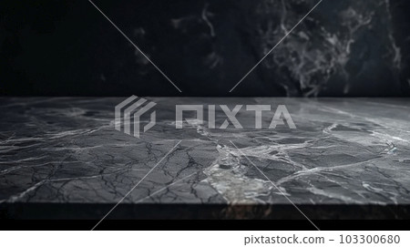 background with grey marble and dark black stone 103300680