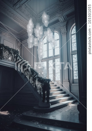 modern theatrical staircase in the sun modern theatrical staircase in the sun 103301055