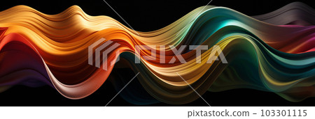 professional background of billowing silk waves 103301115
