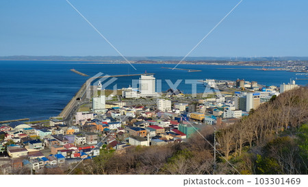 Wakkanai townscape from Wakkanai Park 1 Wakkanai townscape from Wakkanai Park 1 103301469
