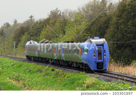 Limited Express Okhotsk Kiha 283 series Kiha - Stock
