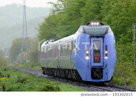 Taisetsu Limited Express Taisetsu Limited Express Kiha 283 series 283 series running on the fresh green Sekihoku Main Line 103302015