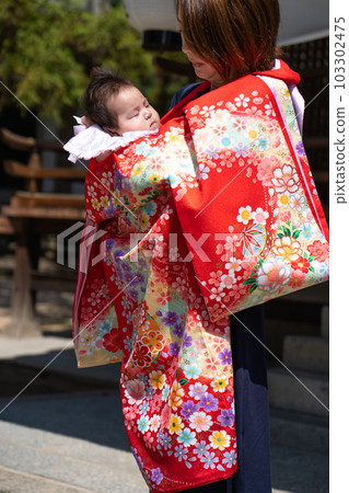 我女兒的神社參觀傳統活動 103302475