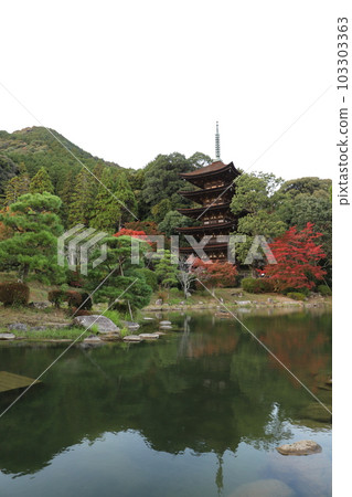 Rurikoji Temple Five Story Tower Rurikoji Temple Five Story Tower 103303363
