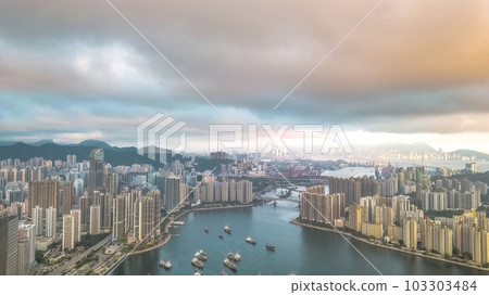 May 26 2023 the residential building at Tsuen Wan West May 26 2023 the residential building at Tsuen Wan West 103303484