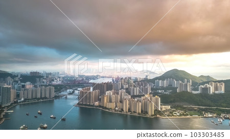 May 26 2023 the residential building at Tsuen Wan West May 26 2023 the residential building at Tsuen Wan West 103303485