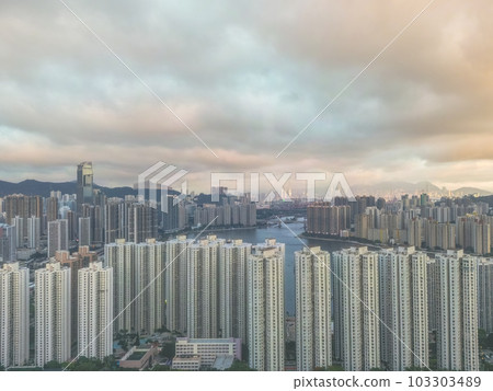 May 26 2023 the residential building at Tsuen Wan West May 26 2023 the residential building at Tsuen Wan West 103303489