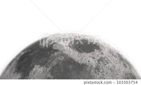 3D Render Close Up Moon Rotation Planet On Galaxy Space 3D illustration Background 3D Render Close Up Moon Rotation Planet On Galaxy Space 3D illustration Background 103303754