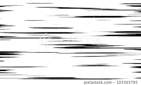 Abstract Comic Cartoon Fast Speed line Horizontal Isolated Alpha Overlay Transparent PNG Background 103303795