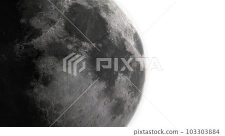 Close Up Earth World Moon Rotation Planet On Galaxy Space Background Close Up Earth World Moon Rotation Planet On Galaxy Space Background 103303884