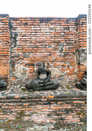 Wat Mahathat Temple in the precinct of Sukhothai Historical Park, a UNESCO World Heritage Site in Thailand Wat Mahathat Temple in the precinct of Sukhothai Historical Park, a UNESCO World Heritage Site in Thailand 103304246