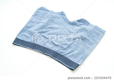blue men underwear on white background blue men underwear on white background 103304470