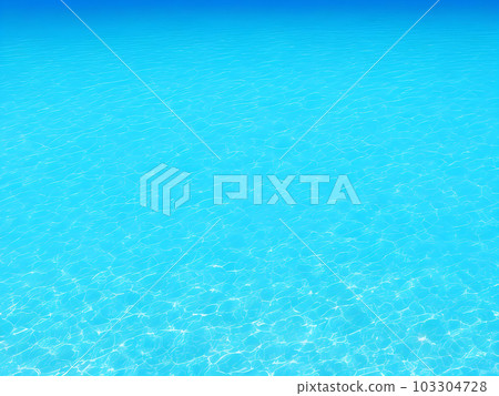Image of waves and clouds on a fantastic blue background 4 103304728