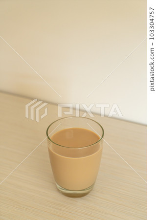 coffee latte glass with ready to drink coffee bottles coffee latte glass with ready to drink coffee bottles 103304757