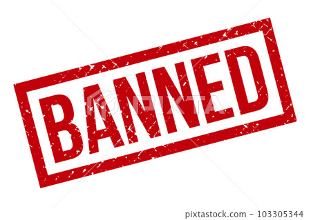 Banned Rubber Grunge Stamp Seal Vector Illustration Banned Rubber Grunge Stamp Seal Vector Illustration 103305344
