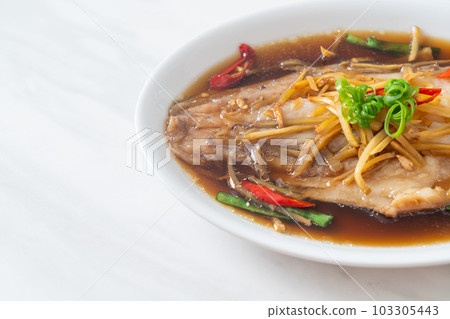 Steamed Fish with Soy Sauce Steamed Fish with Soy Sauce 103305443