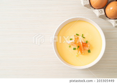 Steamed egg with crab stick 103305449