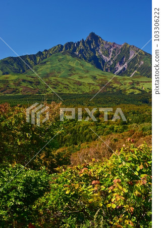 倒映在藍天中的利尻富士 倒映在藍天中的利尻富士 103306222