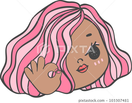 Cute girl beauty face with ok gesture hand sign cartoon character hand drawing doodle outlinegirl, power, women, face, cute girl, girl face, smile, cartoon, character, positve, freedom, empowerment, f Cute girl beauty face with ok gesture hand sign cartoon character hand drawing doodle outlinegirl, power, women, face, cute girl, girl face, smile, cartoon, character, positve, freedom, empowerment, f 103307481