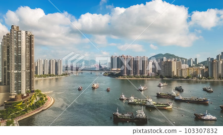 May 26 2023 the View of Rambler Channel at Tsuen Wan May 26 2023 the View of Rambler Channel at Tsuen Wan 103307832