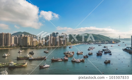 May 26 2023 the View of Rambler Channel at Tsuen Wan May 26 2023 the View of Rambler Channel at Tsuen Wan 103307833